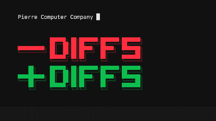On Rendering Diffs