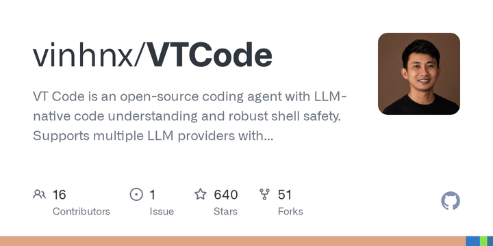 VT Code - open-source terminal coding agent in Rust