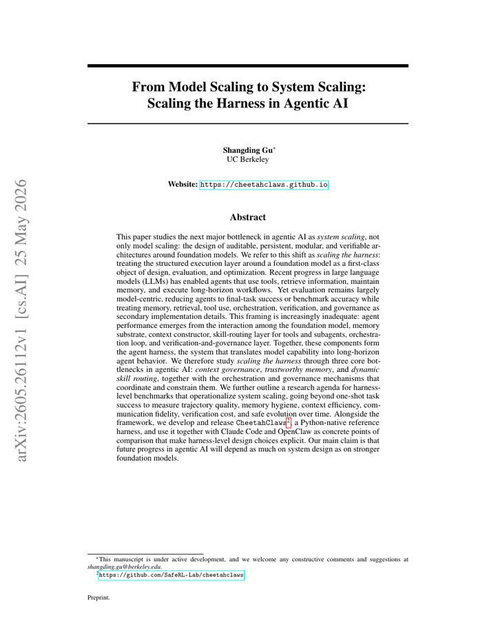 From Model Scaling to System Scaling: Scaling the Harness in Agentic AI