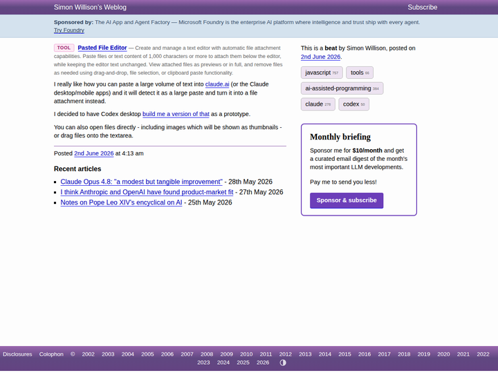 Pasted File Editor