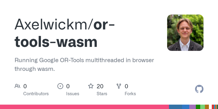 Solving complex optimization problems with Google OR-Tools in browser