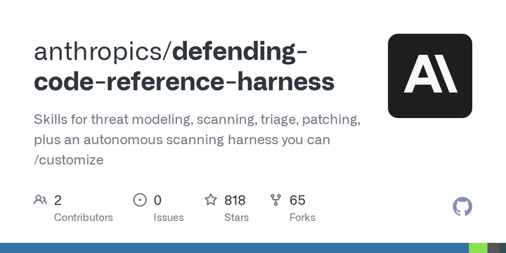 Anthropic defending-code reference harness