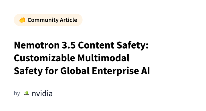 Nemotron 3.5 Content Safety