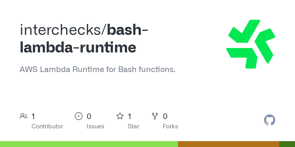 Bash Runtime for AWS Lambda