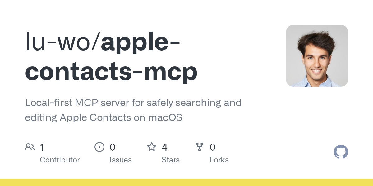 Apple Contacts MCP
