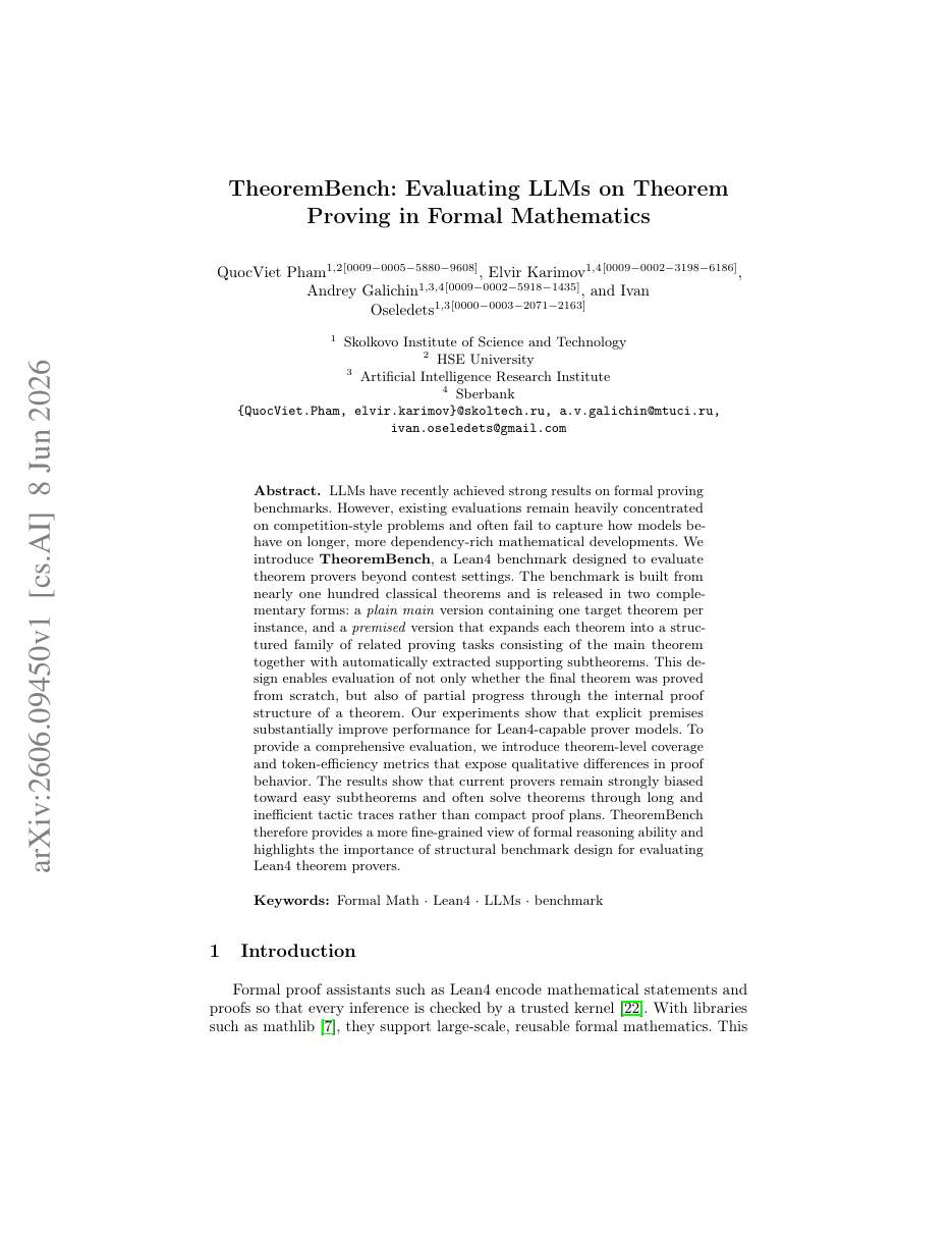 TheoremBench