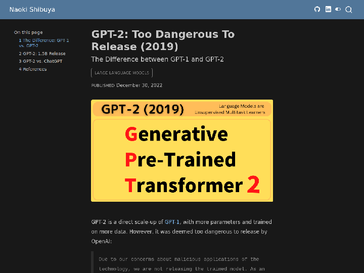 GPT-2: Too Dangerous To Release
