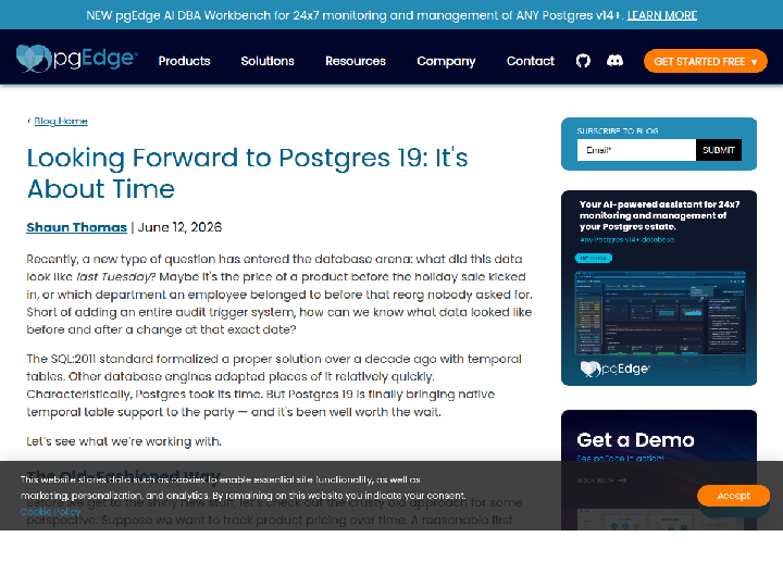 Looking Forward to Postgres 19
