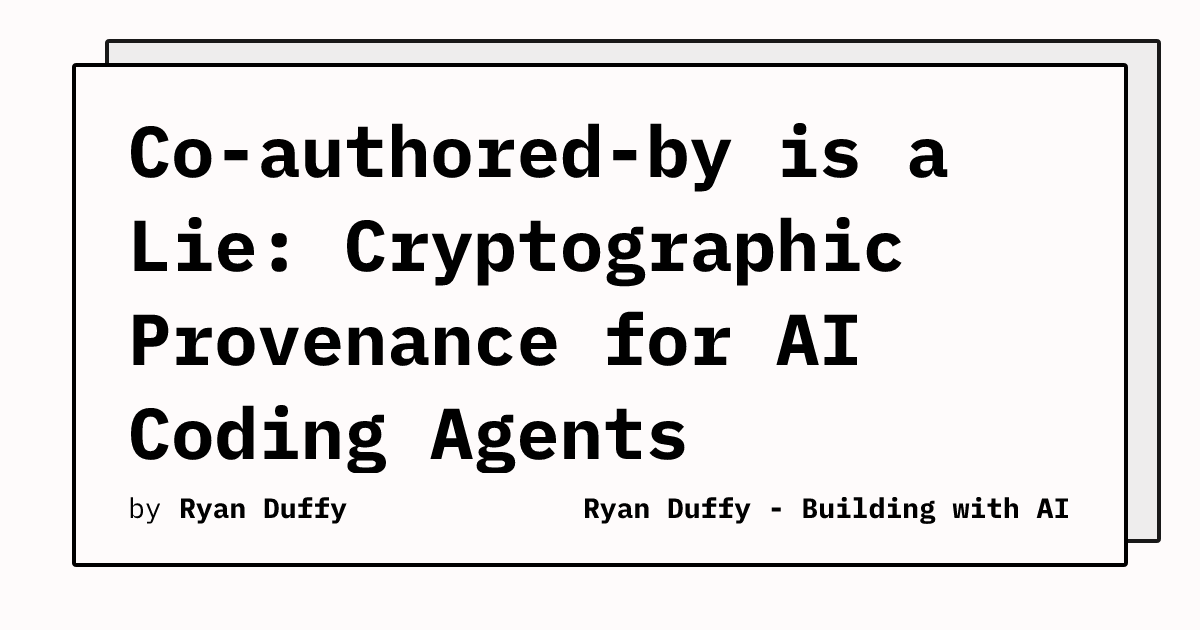 Co-Authored-By Is a Lie