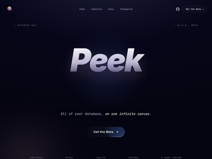 Peek
