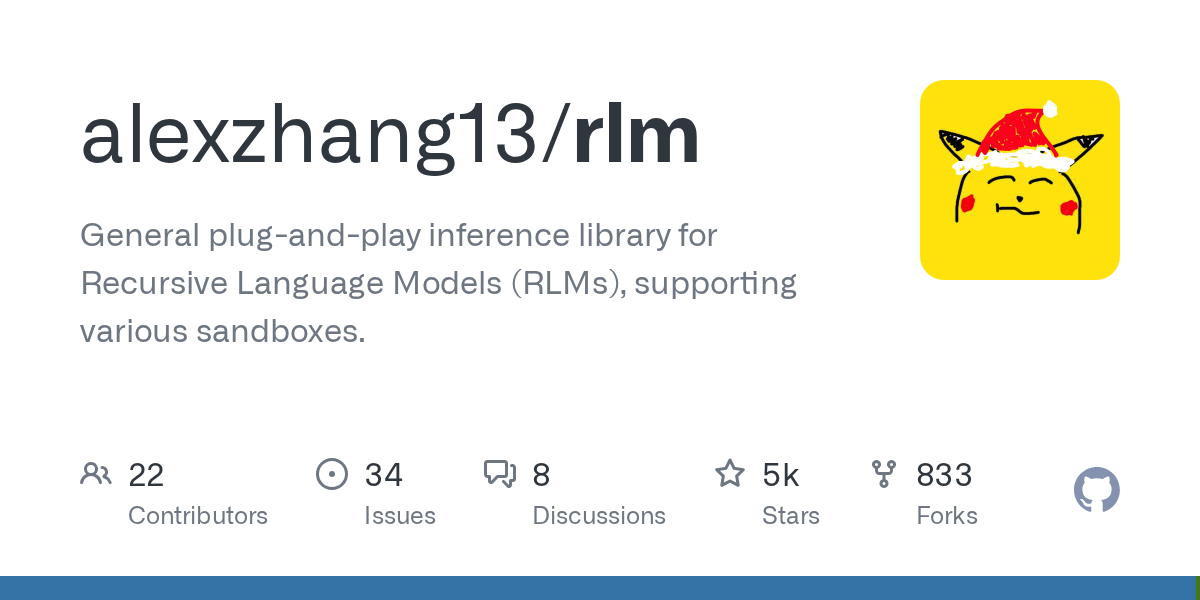 alexzhang13/rlm