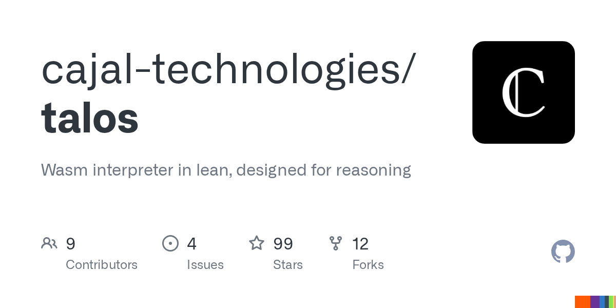 Talos - Open-source WASM interpreter for Lean