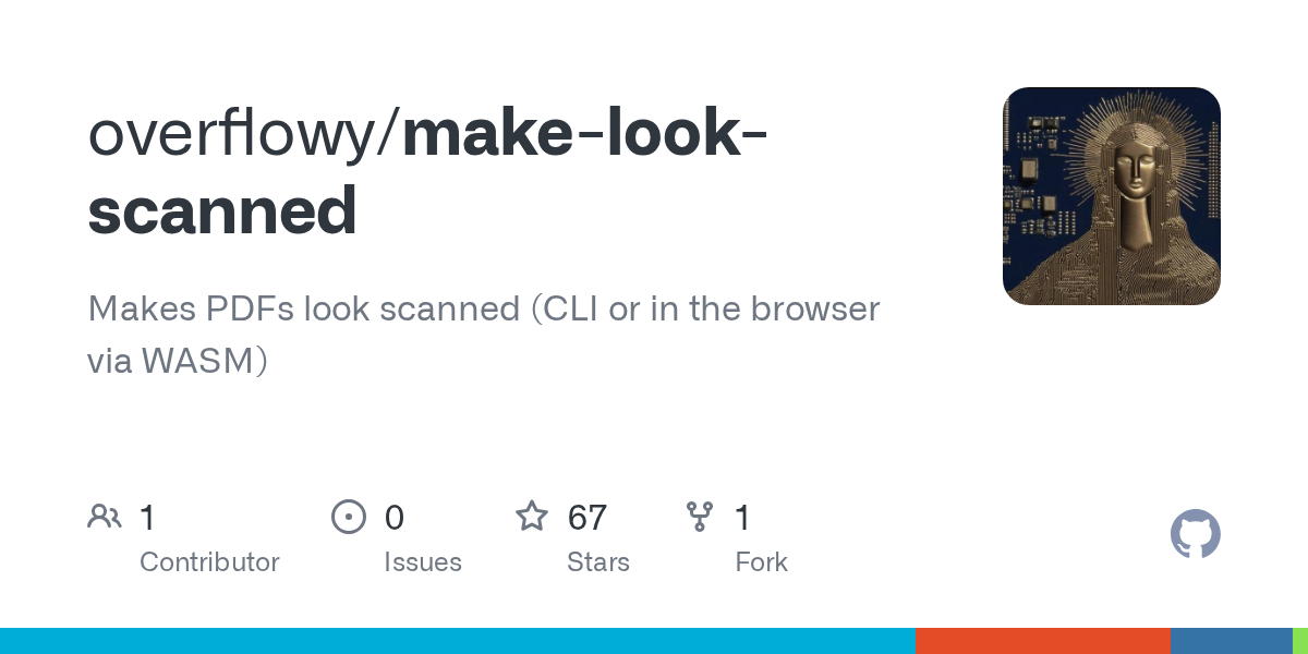 Make PDFs look scanned