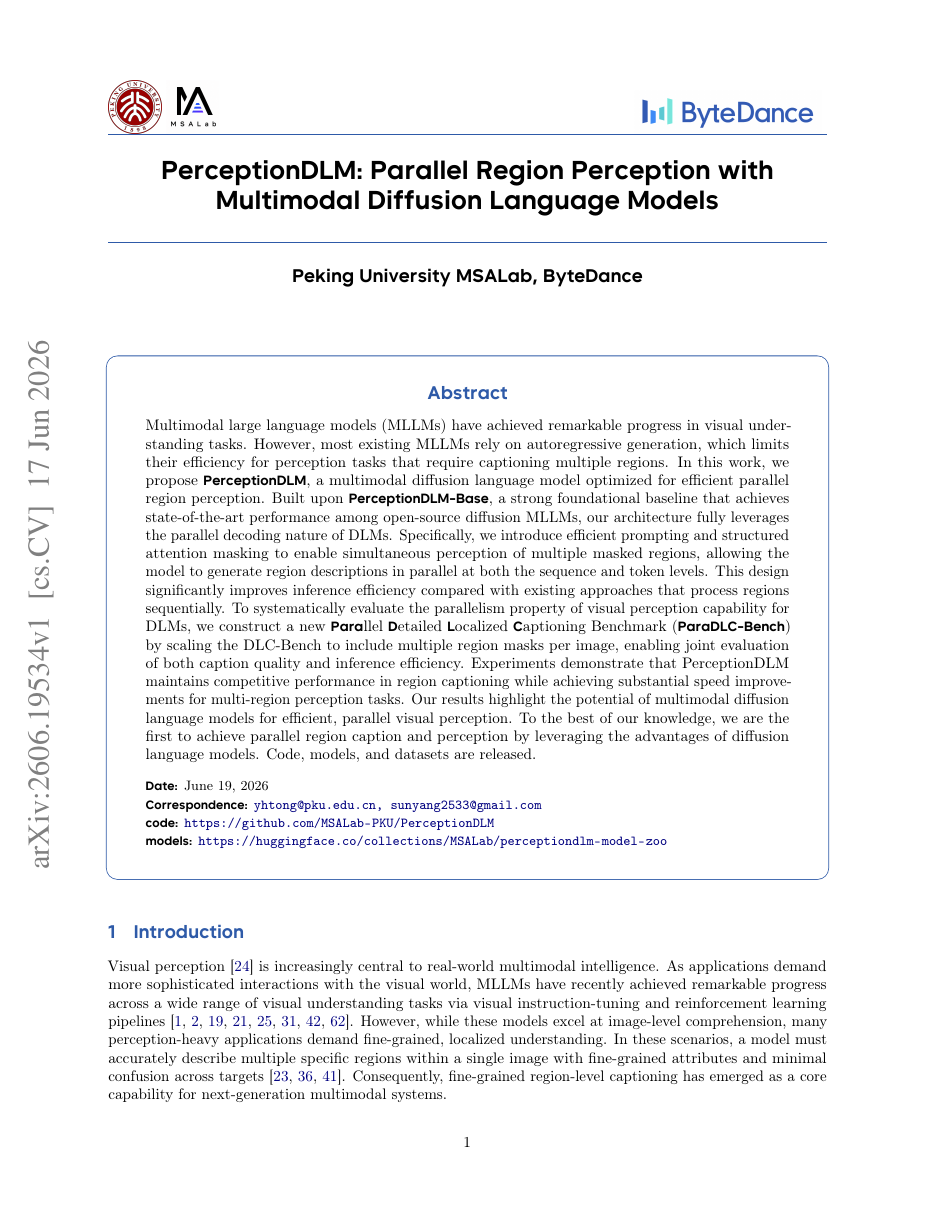 PerceptionDLM