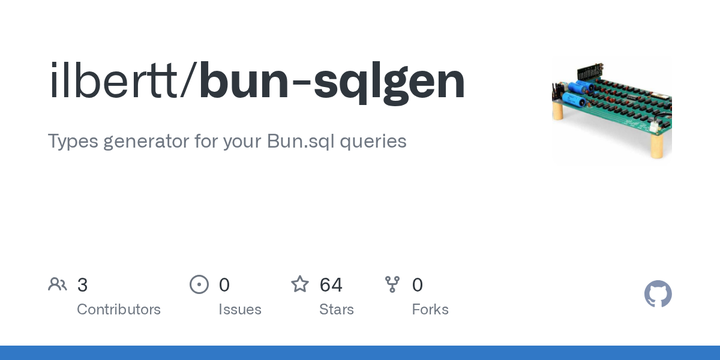 Bun-sqlgen