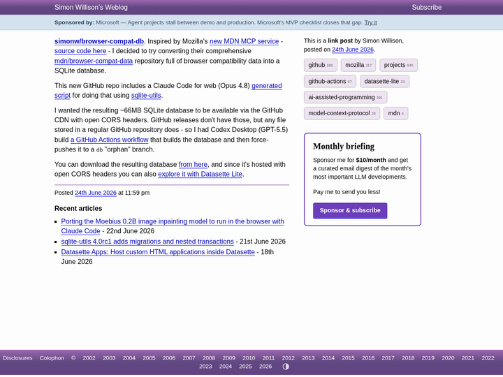 simonw/browser-compat-db