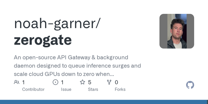 ZeroGate - API gateway to scale cloud GPUs to zero when idle