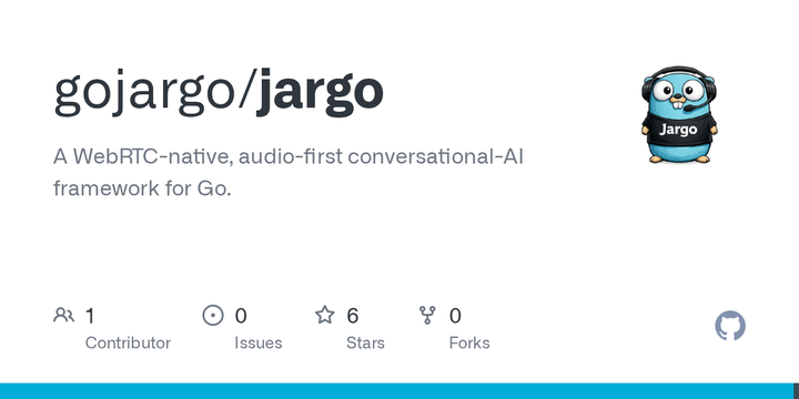 Jargo - a Golang port of Pipecat for conversational-AI apps
