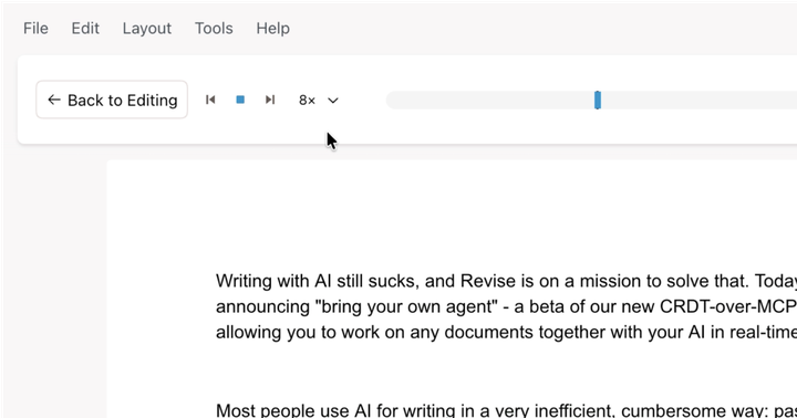 “No, I swear I wrote this.”