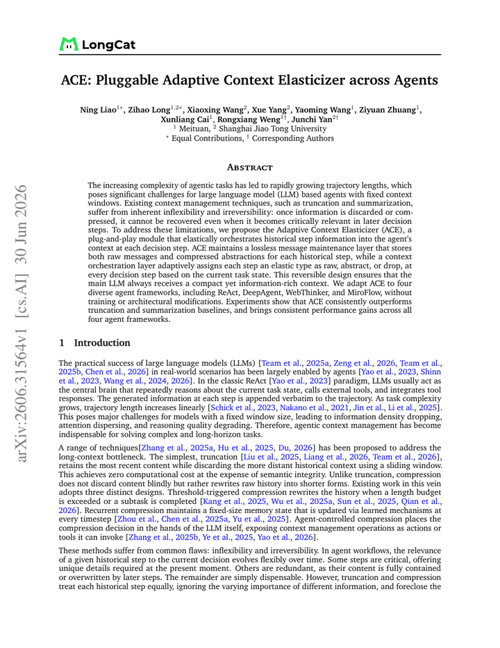 ACE: Pluggable Adaptive Context Elasticizer across Agents