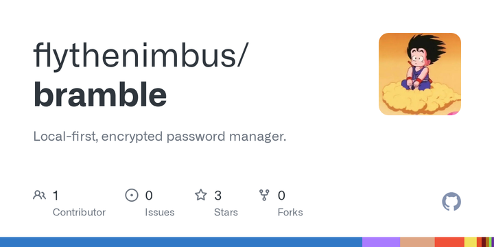 Bramble - Local-first password manager