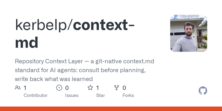 Context.md - A proposed standard for AI project context