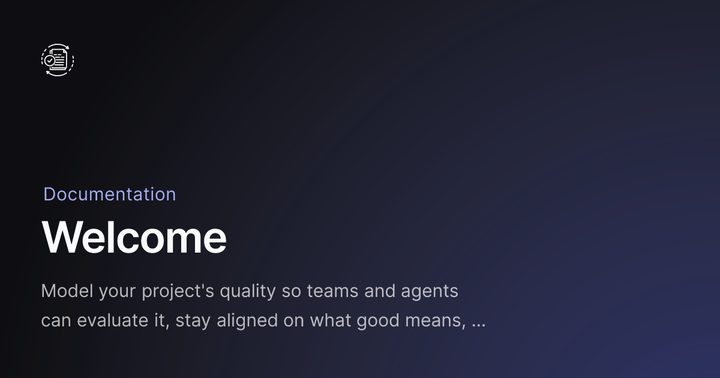 QUALITY.md - open format/specification, agent skill, and CLI
