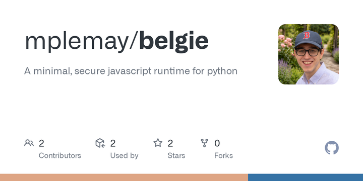 Belgie - Run TypeScript from Python in an Embedded Deno Sandbox