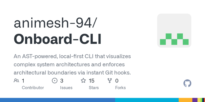 Onboard-CLI, a LLM powered and AST-based tool to visualize codebase