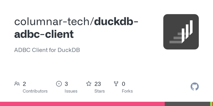 Connect DuckDB to any database that has an ADBC driver