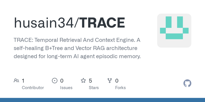 Trace - open-source, self-organizing memory for LLM agents