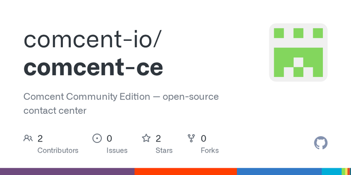 Comcent CE - An open-source self-hosted Voice Infrastructure platform