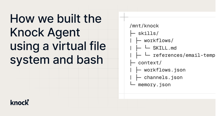Files over tools: how we built our agent with a virtual filesystem and bash