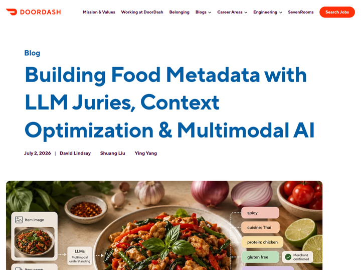 Building Food Metadata with LLM Juries
