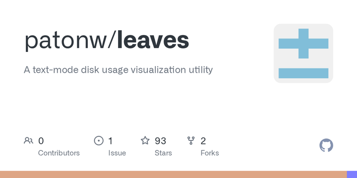 Leaves - A text-UI disk usage treemap visualizer