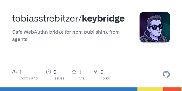 Keybridge publish with a single Touch ID tap, Agent-friendly