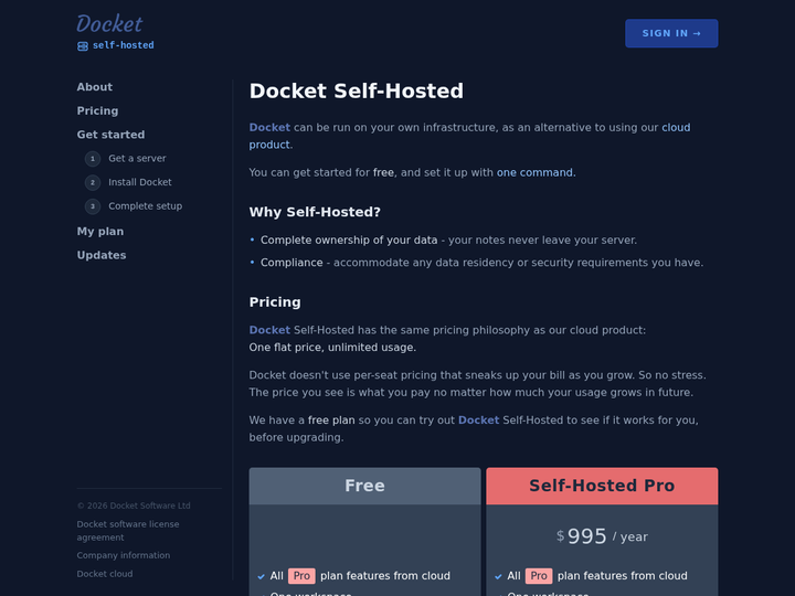 Docket