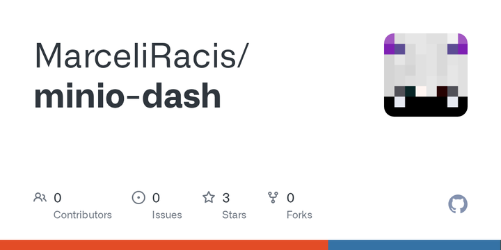 MinIO-dash - MinIO admin panel after they removed the Console in 2025