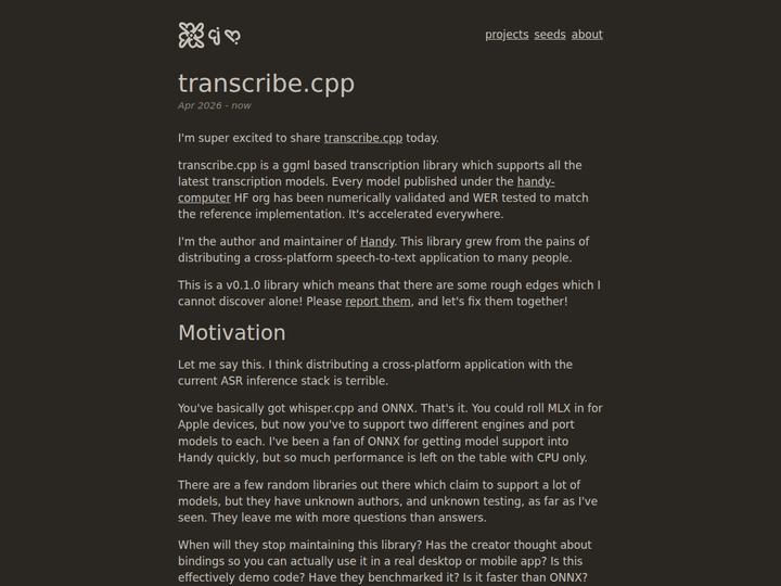 Transcribe.cpp