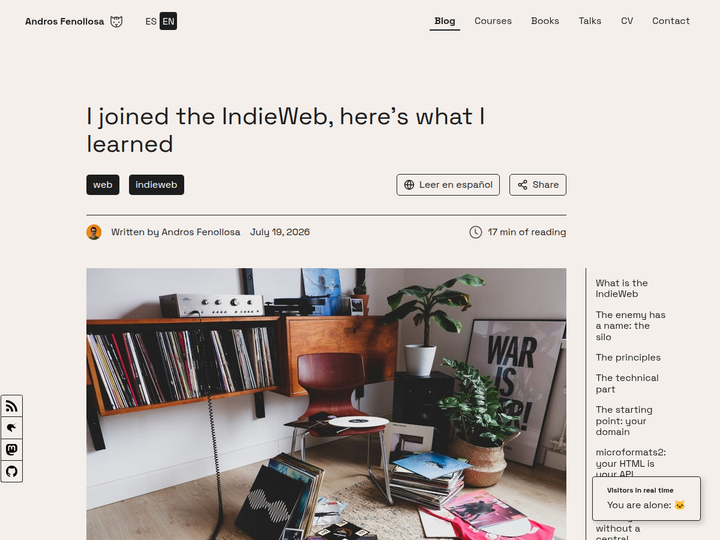 I joined the IndieWeb, here's what I learned