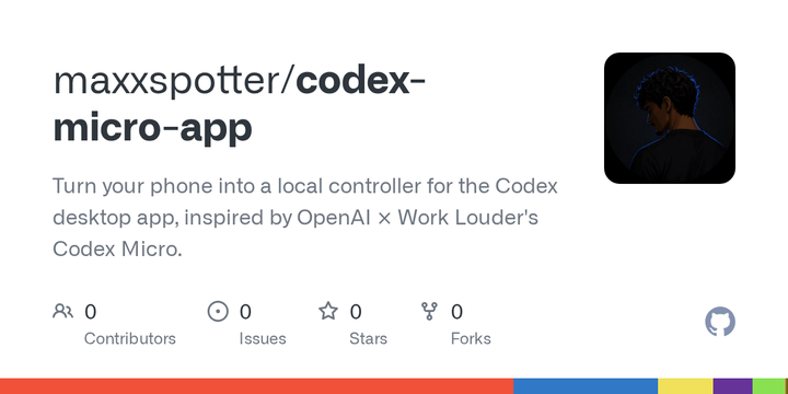 Codex Micro on Your Phone
