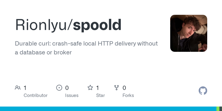 Spoold - Durable curl without a database or broker