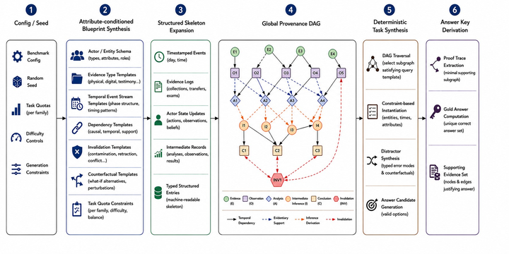 RECON: Benchmarking Agent Memory for Compositional Reasoning over Long Contexts