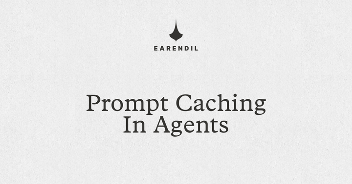 Prompt Caching in Agents