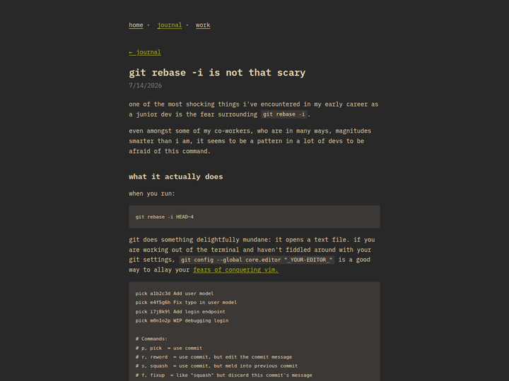 git rebase -i Is Not That Scary