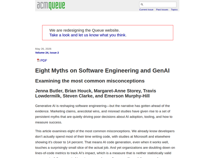Eight Myths on Software Engineering and GenAI