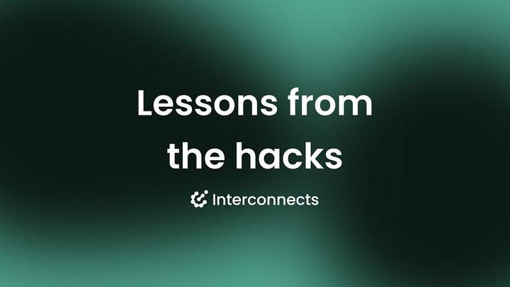 Lessons from the hacks
