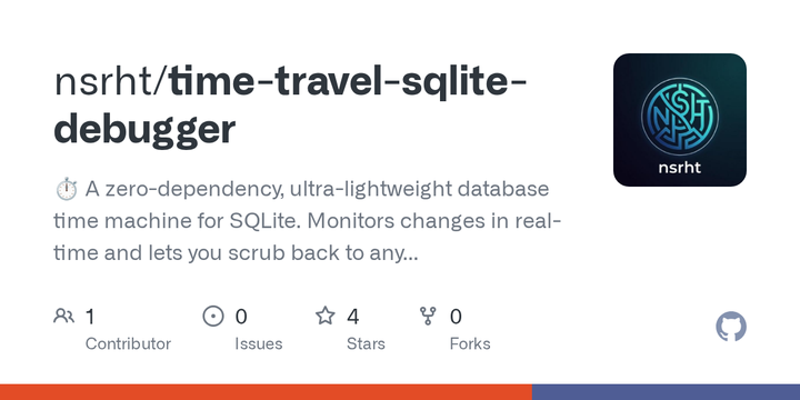 Time Travel SQLite Debugger