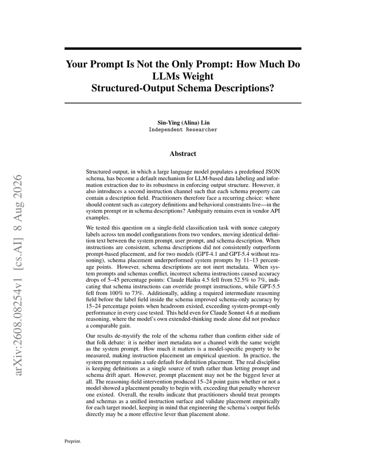 Your Prompt Is Not the Only Prompt