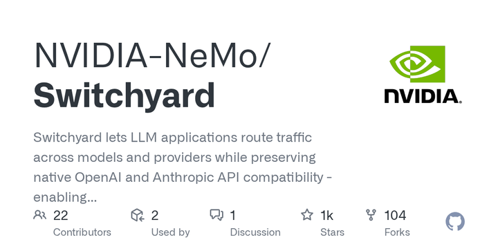 NVIDIA-NeMo/Switchyard